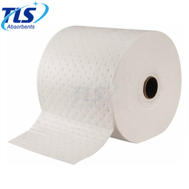 Large Meltblown White Oil Spill Absorbent Roll 80cm*50m*8mm from China