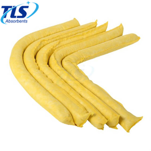 150L Yellow Spill Containment Methods Chemical Absorbent Booms