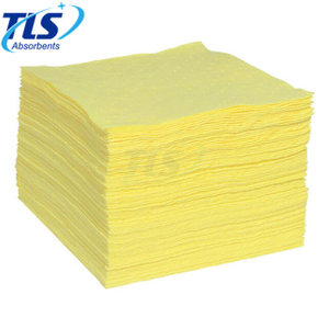 2.5mm Yellow Chemical Absorbent Spill Pads For Spill Event