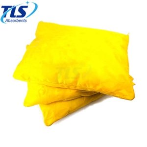 35cm x 45cm Yellow Hazmat pillows for Aggressive Liquids or Unidentified Substances
