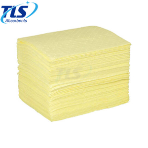 5mm Yellow Chemical Spill Absorbent Pads For Marine