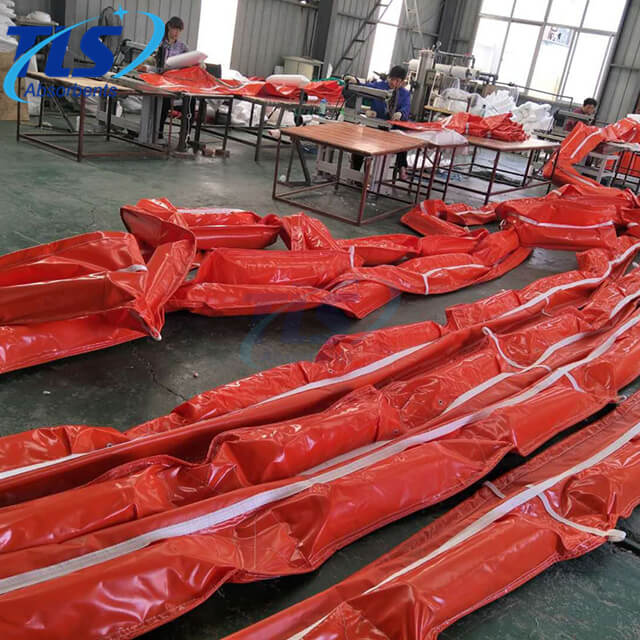 Offshore Solid Float PVC Oil Containment Boom For Oil Spill from China manufacturer TLS Absorbents